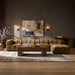 Meridian Furniture - Orin Saddle Velvet Performance Fabric Upholstered 5 pc. Sectional - 671Saddle-Sec5B - GreatFurnitureDeal