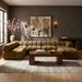 Meridian Furniture - Orin Saddle Velvet Performance Fabric Upholstered 6 pc. Sectional - 671Saddle-Sec6E - GreatFurnitureDeal