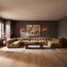 Meridian Furniture - Orin Saddle Velvet Performance Fabric Upholstered 7 pc. Sectional - 671Saddle-Sec7C - GreatFurnitureDeal