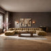 Meridian Furniture - Orin Saddle Velvet Performance Fabric Upholstered 7 pc. Sectional - 671Saddle-Sec7D - GreatFurnitureDeal