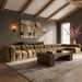 Meridian Furniture - Orin Saddle Velvet Performance Fabric Upholstered 7 pc. Sectional - 671Saddle-Sec7F - GreatFurnitureDeal