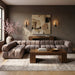 Meridian Furniture - Orin Taupe Velvet Performance Fabric Upholstered 5 pc. Sectional - 671Taupe-Sec5E - GreatFurnitureDeal