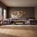 Meridian Furniture - Orin Taupe Velvet Performance Fabric Upholstered 9 pc. Sectional - 671Taupe-Sec9A - GreatFurnitureDeal