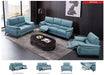 ESF Furniture - 2934 Sofa w/ 2 Electric Recliner in Blue - 29343BLUE - GreatFurnitureDeal