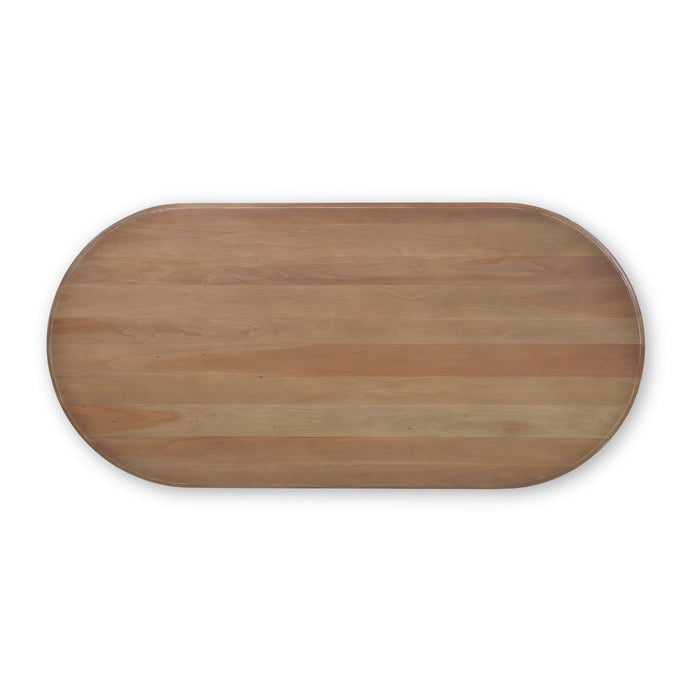 Bramble - Farmhouse Oval Dining Table 84'' w/o Grooves - BR-67446 - GreatFurnitureDeal