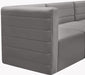 Meridian Furniture - Quincy 63" Grey Velvet Upholstered Comfort 2pc. Loveseat - 677Grey-S63 - GreatFurnitureDeal