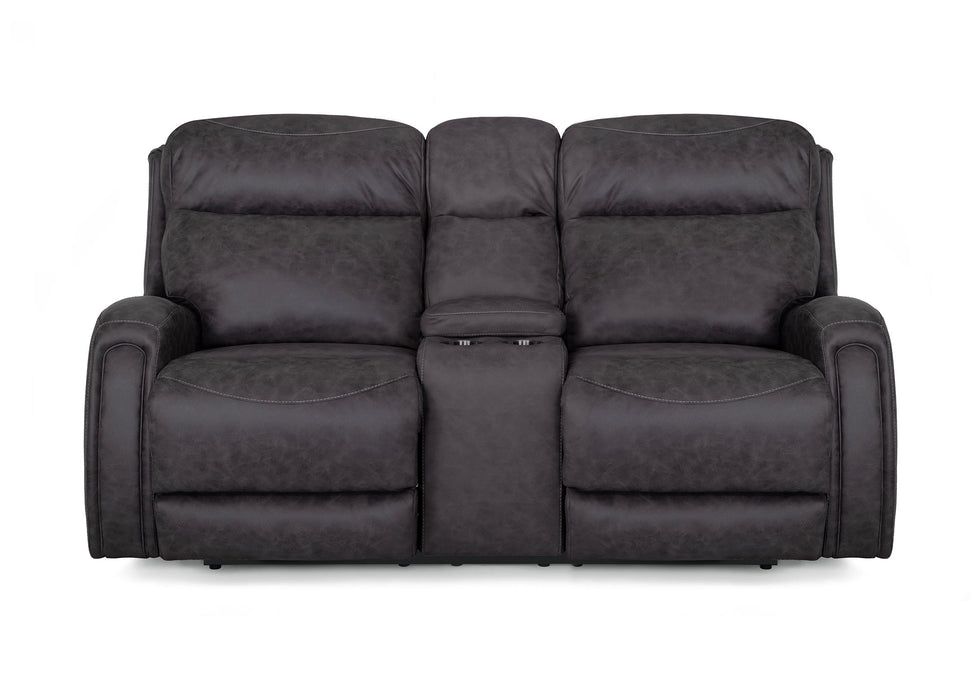 Franklin Furniture - Bridger 2 Piece Power Reclining Sofa Set in Faulkner Slate - 67942-83-67934-SLATE - GreatFurnitureDeal