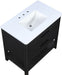 Meridian Furniture - Oakwell 36" Black Engineered Stone And Solid Wood Bathroom Vanity - 679Black-36 - GreatFurnitureDeal