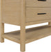 Meridian Furniture - Oakwell 60" Natural Engineered Stone And Solid Wood Bathroom Vanity - 679Natural-60 - GreatFurnitureDeal