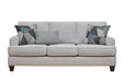 Southern Home Furnishings - Arias Sofa in Ash - 68-00KP Arias Ash Sofa - GreatFurnitureDeal
