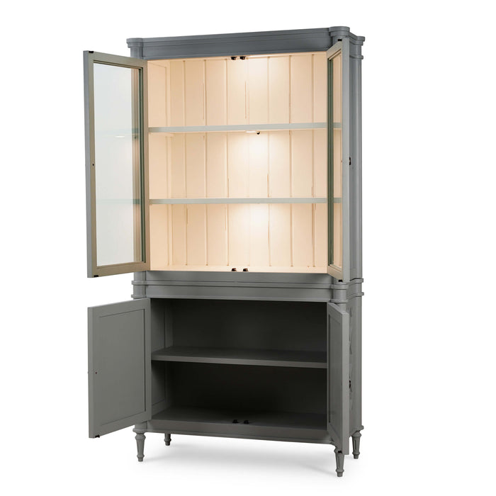 Bramble - Kelly Display Cabinet w/ 3 LED - BR-68054 - GreatFurnitureDeal