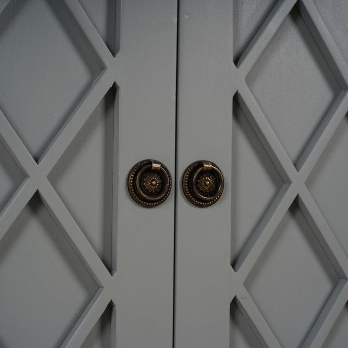 Bramble - Kelly Display Cabinet w/ 3 LED - BR-68054 - GreatFurnitureDeal