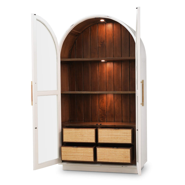 Bramble - Vannes Display Cabinet w/ 3 LED - BR-68055 - GreatFurnitureDeal