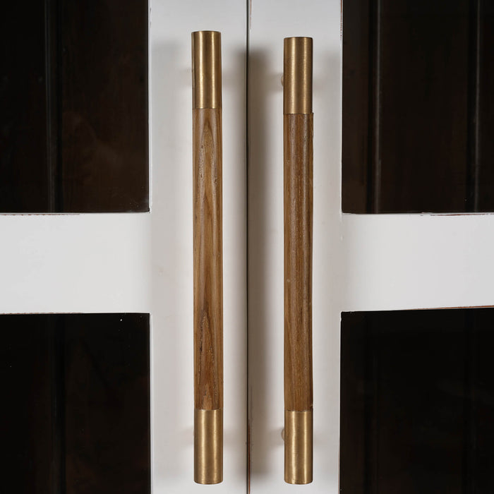 Bramble - Vannes Display Cabinet w/ 3 LED - BR-68055 - GreatFurnitureDeal