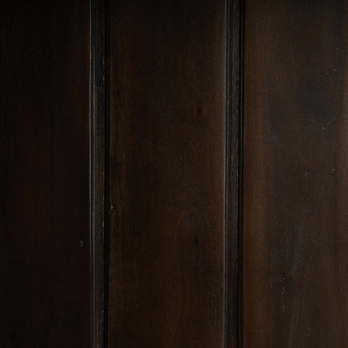 Bramble - Vannes Display Cabinet in White Harvest w/ Straw Wash Interior & 3 LED - 68055WHD-STWRWWS-- - GreatFurnitureDeal