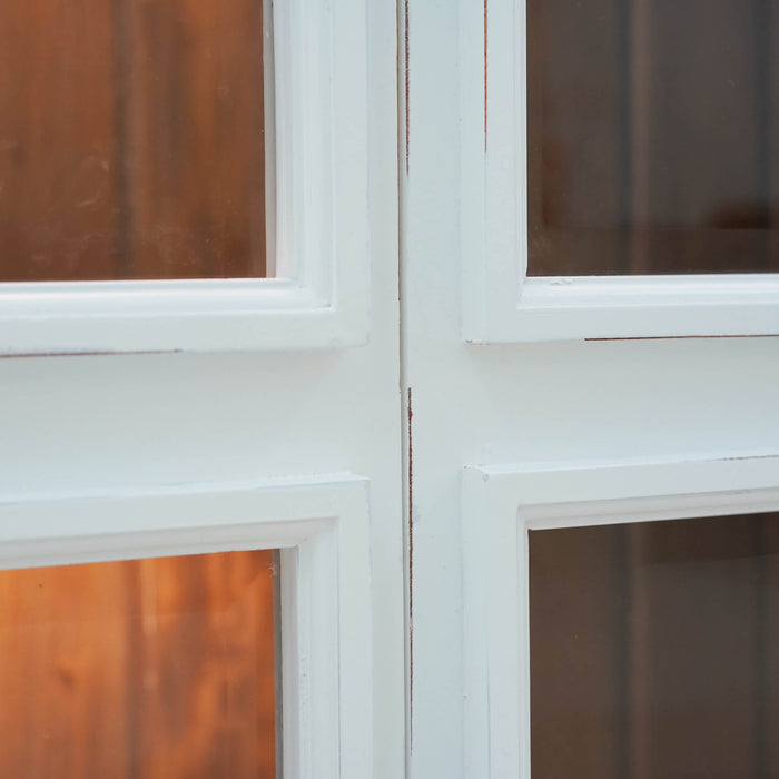 Bramble - Paris Sideboard w/ 2 Drawers Glass Shelves w/ 2 LED - BR-68366 - GreatFurnitureDeal