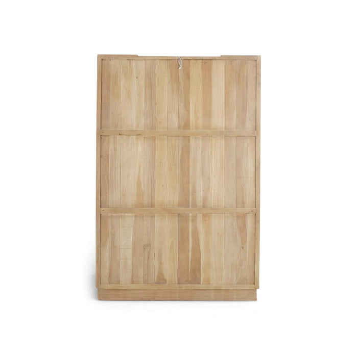 Bramble - Vannes 2 Door Display Cabinet in Fruitwood w/ Glass Shelves & LED Lights - 68193FRW-----