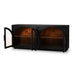 Bramble - Vannes 4 Door Sideboard w/ Glass Shelves and LED lights - BR-68199 - GreatFurnitureDeal