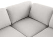 Meridian Furniture - Beckham 114" Beige Linen Textured Fabric Upholstered 5pc. Sectional - 681Beige-Sec5C - GreatFurnitureDeal