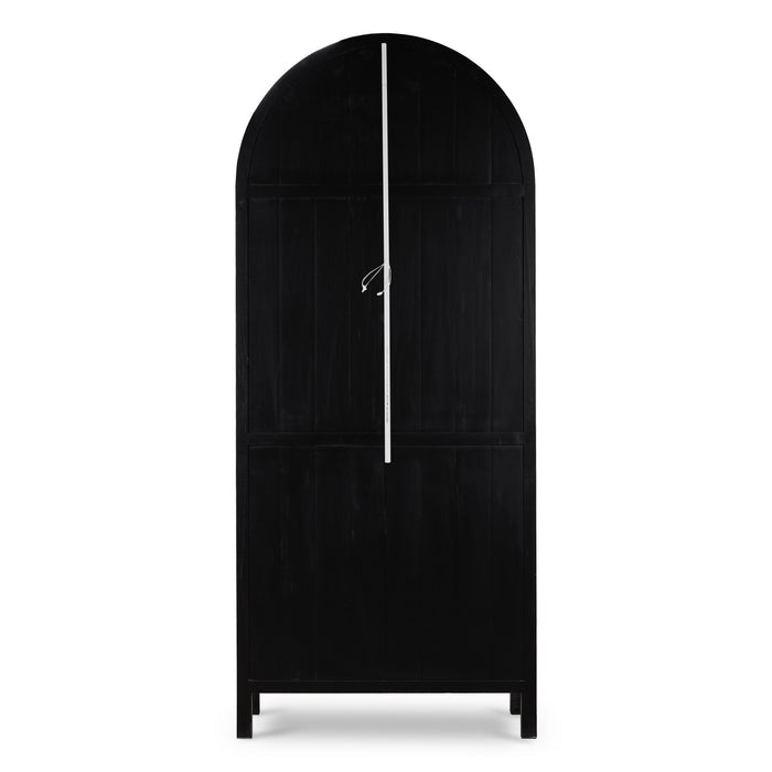 Bramble - Vannes Display Cabinet w/ Glass Shelves and LED Lights - BR-68221 - GreatFurnitureDeal