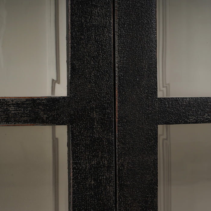 Bramble - Vannes Display Cabinet w/ Glass Shelves and LED Lights - BR-68221 - GreatFurnitureDeal