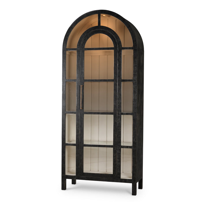 Bramble - Vannes Display Cabinet w/ Glass Shelves and LED Lights - BR-68221 - GreatFurnitureDeal