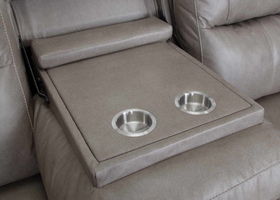 Franklin Furniture - 682 Culver 2 Piece Power Reclining Sofa Set in Rogue Sterling - 68247-68235-STERLING