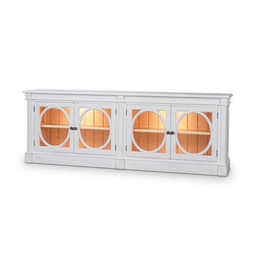 Bramble - Fiona 4 Door Buffet w/ Glass Shelves and LED Lights - BR-68259 - GreatFurnitureDeal