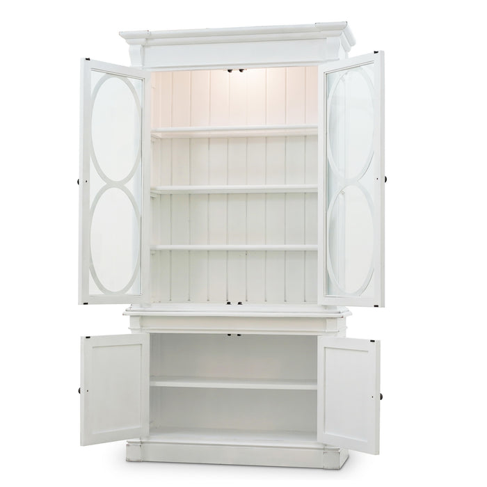 Bramble - Fiona 4 Door Display Cabinet w/ Glass Shelves and LED Lights - BR-68260 - GreatFurnitureDeal