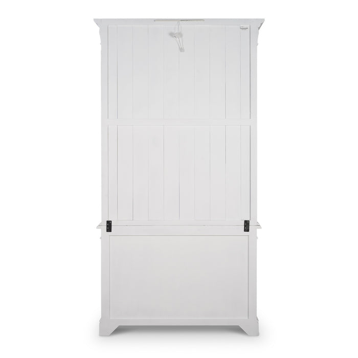 Bramble - Fiona 4 Door Display Cabinet w/ Glass Shelves and LED Lights - BR-68260 - GreatFurnitureDeal