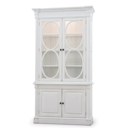 Bramble - Fiona 4 Door Display Cabinet w/ Glass Shelves and LED Lights - BR-68260 - GreatFurnitureDeal