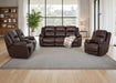 Franklin Furniture - 682 Culver Power Reclining Console Loveseat w/ Power Headrest, Storage, Cupholders & USB in Rogue Espresso - 68235-ESPRESSO - GreatFurnitureDeal