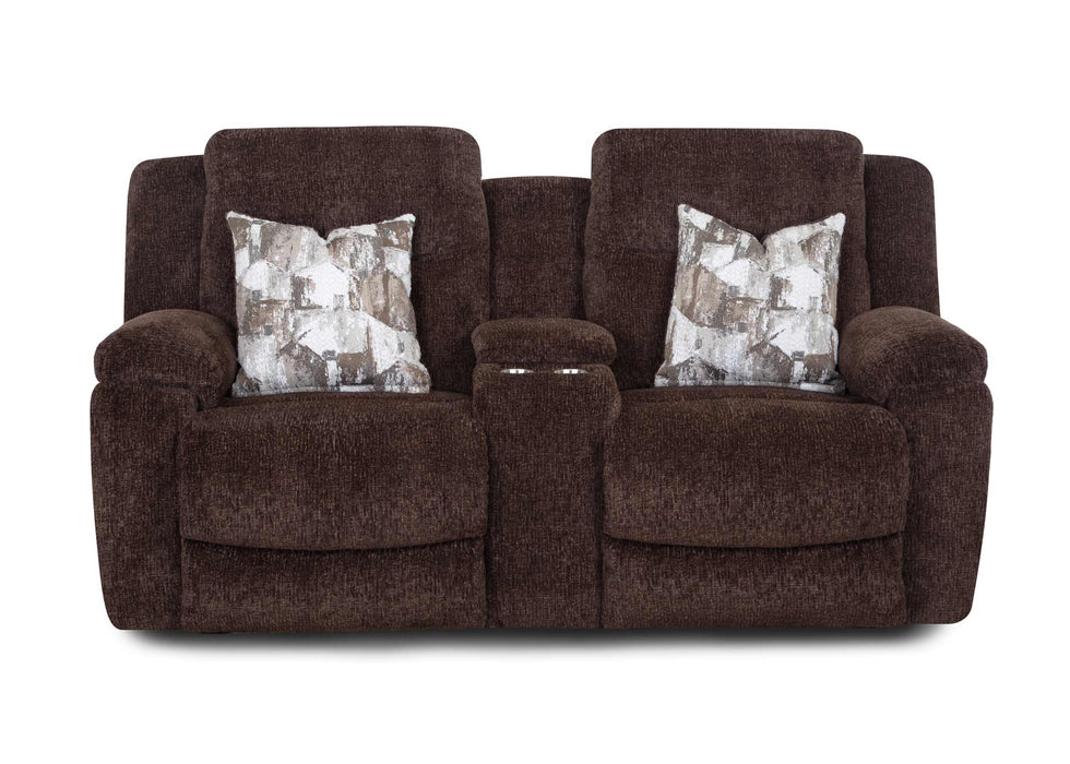 Franklin Furniture - 683 Heston 3 Piece Power Reclining Sofa Set in Frenzy Chocolate - 68347-68335-6583-CHO