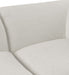 Meridian Furniture - Miramar 99" Cream Linen Textured Fabric Upholstered 3pc. Armless Sofa - 683Cream-S99 - GreatFurnitureDeal