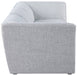 Meridian Furniture - Miramar 109" Grey Linen Textured Fabric Upholstered 3pc. Sofa - 683Grey-S109 - GreatFurnitureDeal