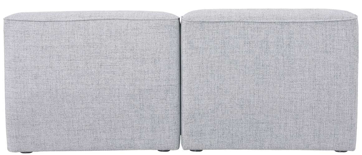 Meridian Furniture - Miramar 66" Grey Linen Textured Fabric Upholstered 2pc. Armless Loveseat - 683Grey-S66 - GreatFurnitureDeal