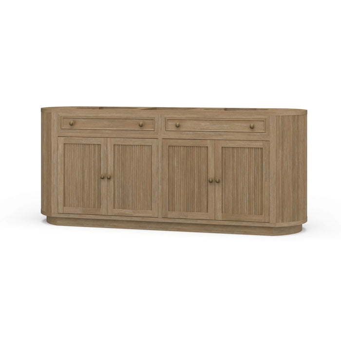 Bramble - Kraton Oval Double Vanity w/o Sink & Marble top - BR-68422 - GreatFurnitureDeal