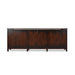 Bramble - Madrone 6 Door Sideboard w/ Glass Shelves w/ 3 LED - BR-68491 - GreatFurnitureDeal