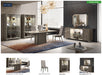 ESF Furniture - Volare 12 Piece Dining Room Set in Grey - VOLARETABLEGREY-12SET - GreatFurnitureDeal