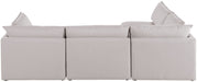 Meridian Furniture - Mackenzie 120" Beige Linen Textured Fabric Upholstered 4pc. Sectional - 688Beige-Sec4A - GreatFurnitureDeal