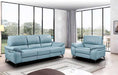 ESF Furniture - 2934 Chair w/ 1 Electric Recliner in Blue - 29341BLUE - GreatFurnitureDeal