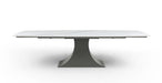 ESF Furniture - 9437 Dining Table Two 20'' extensions in Light Grey - 9437TABLE - GreatFurnitureDeal