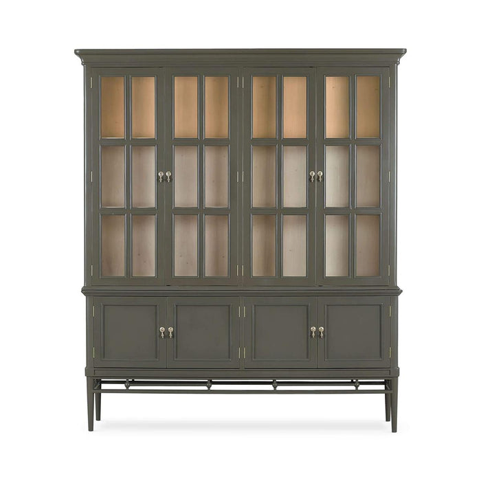 Bramble - Seraphine 4 Door Glass Display Cabinet w/ Glass Shelves & LED - BR-69078