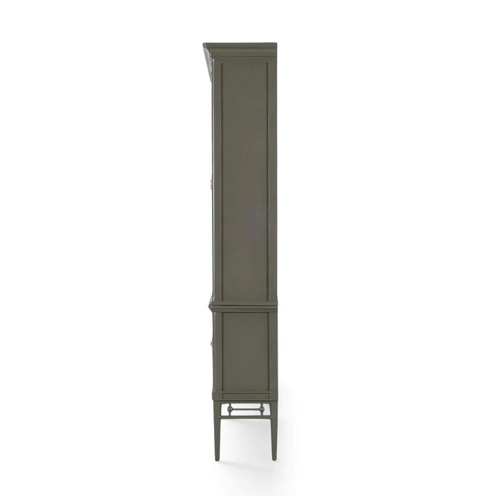 Bramble - Seraphine 4 Door Glass Display Cabinet w/ Glass Shelves & LED - BR-69078