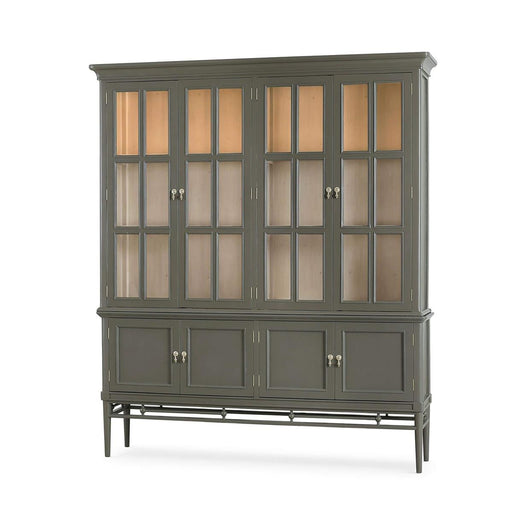 Bramble - Seraphine 4 Door Glass Display Cabinet w/ Glass Shelves & LED - BR-69078 - GreatFurnitureDeal