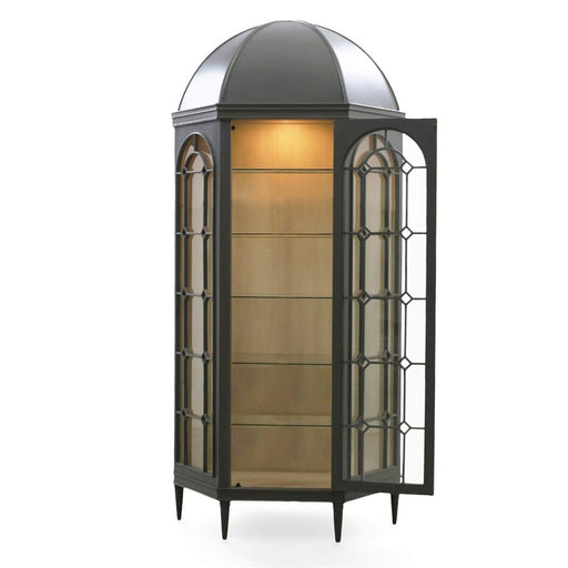 Bramble - Chambre Dome Display Cabinet w/ Glass Shelves & LED - BR-69095 - GreatFurnitureDeal