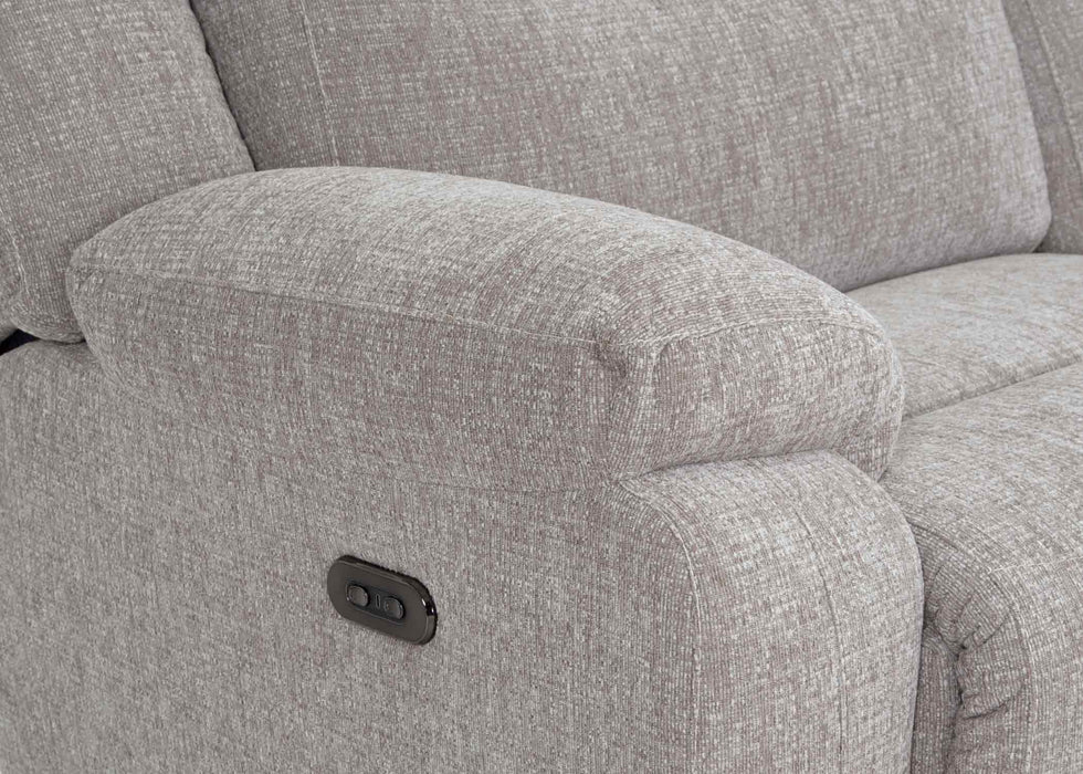 Franklin Furniture - 690 Cleveland 5 Piece Power Reclining Sectional Sofa with Power Headrest & USB in Stella Mushroom - 69001-69007-69099-69003-69002 - GreatFurnitureDeal