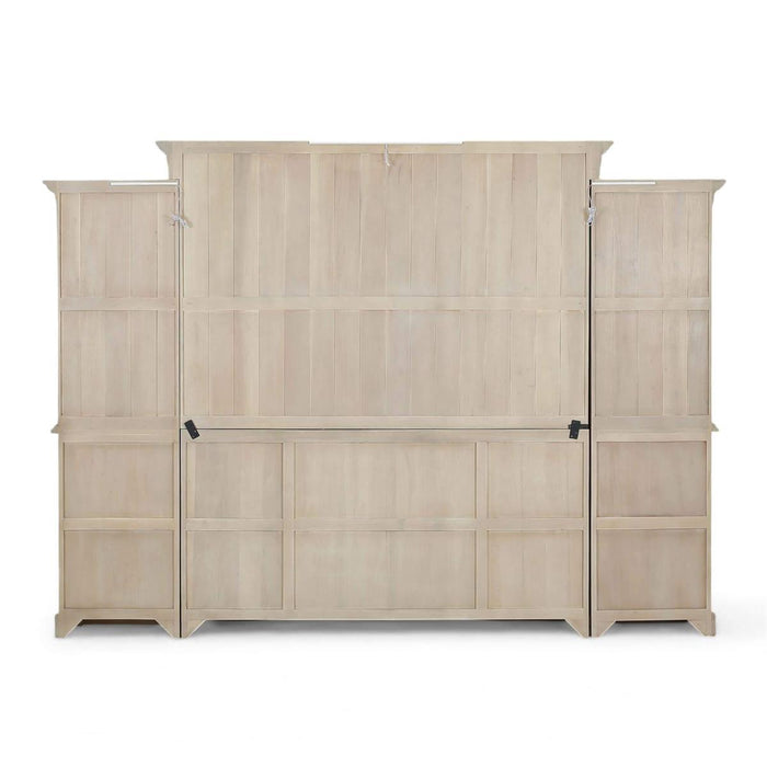 Bramble - French Hens Media Cabinet w/ Glass Shelves on Sides w/ LED - BR-69118