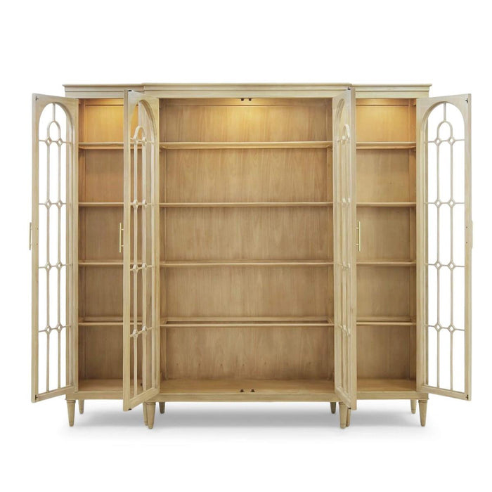 Bramble - Chambre Display Cabinet w/ Glass Shelves & LED - BR-69154