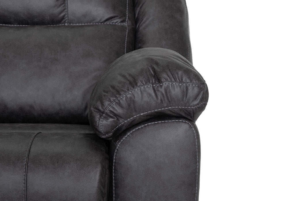 Franklin Furniture - Castello Power Rocking/Reclining Loveseat w/Integrated USB Port in Outlier Shadow - 69223-83-SHADOW